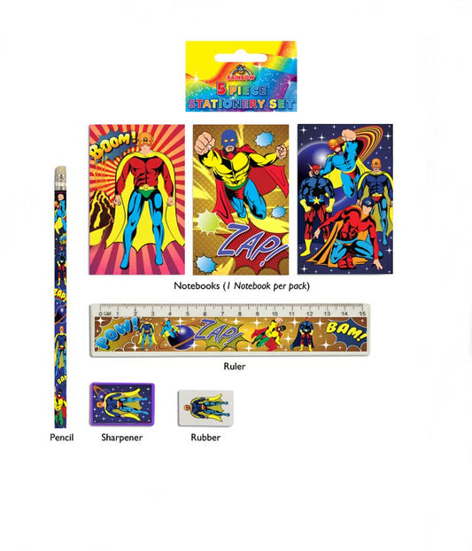 Super Hero Stationery Set
