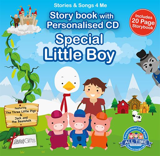 Personalised Songs & Story Book for a Special Little Boy