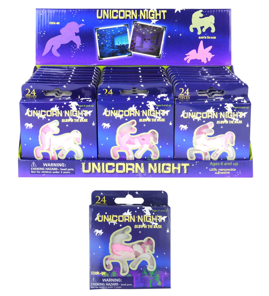 24 Glow in the Dark Unicorn Stars