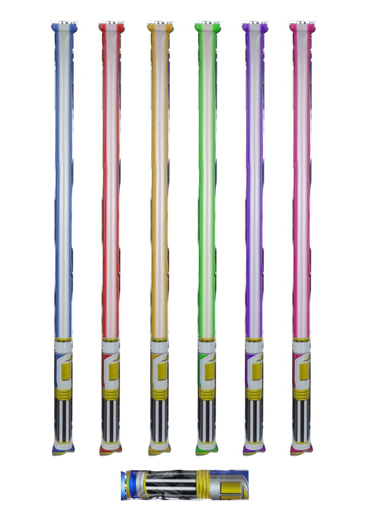 6 Self Inflating Light Sticks