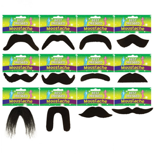 Stick on Moustache Fancy Dress