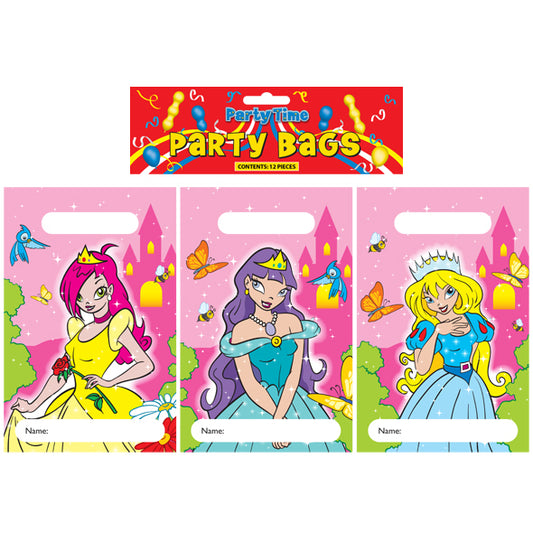 12 Princess Themed Party Bags