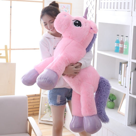 Super Soft Plush Unicorn Toy Pillow 80cm - 110cm