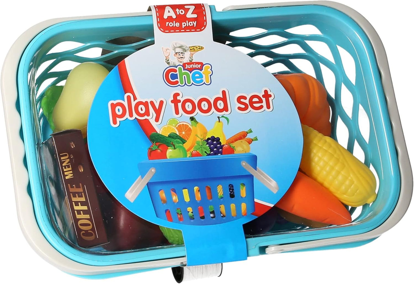 22 Pieces Play Food Set Fake Food Toys Grocery Shopping Role Play Kid Toy Gift