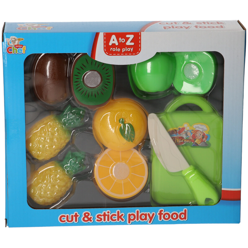 Cutting Food Stick Together Play Food Junior Chef Pretend Kitchen Preschool Toys