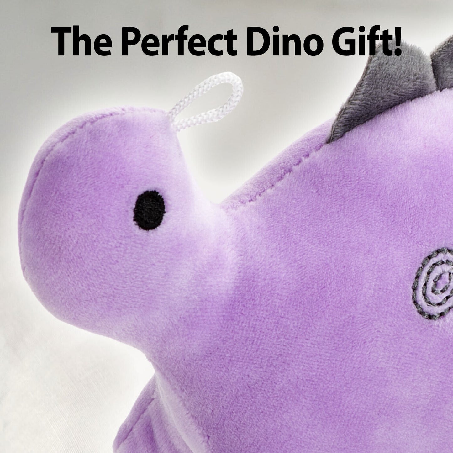 Purple Stegosaurus 16cm Plush - Oh So Soft Cute Fabric Dinosaur Toy