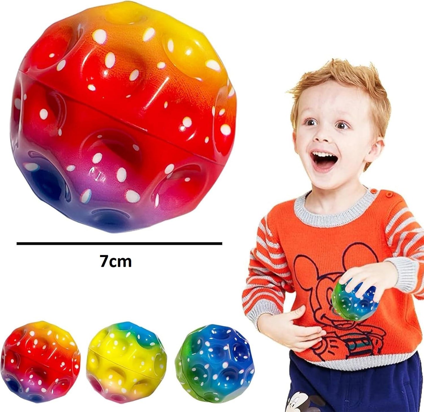 High Bounce Moon Ball (7cm)