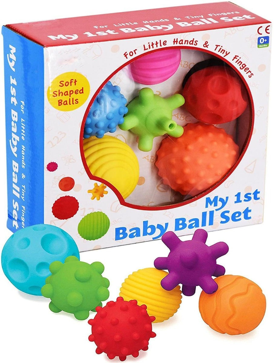 6 My First Baby Multi Textured Sensory Soft Balls