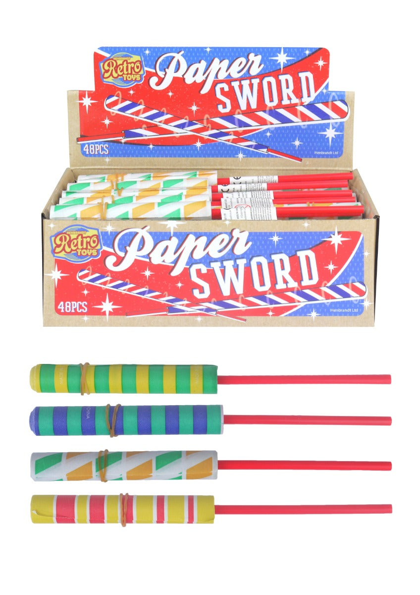 48 Paper Laser Sword Flicker Toys