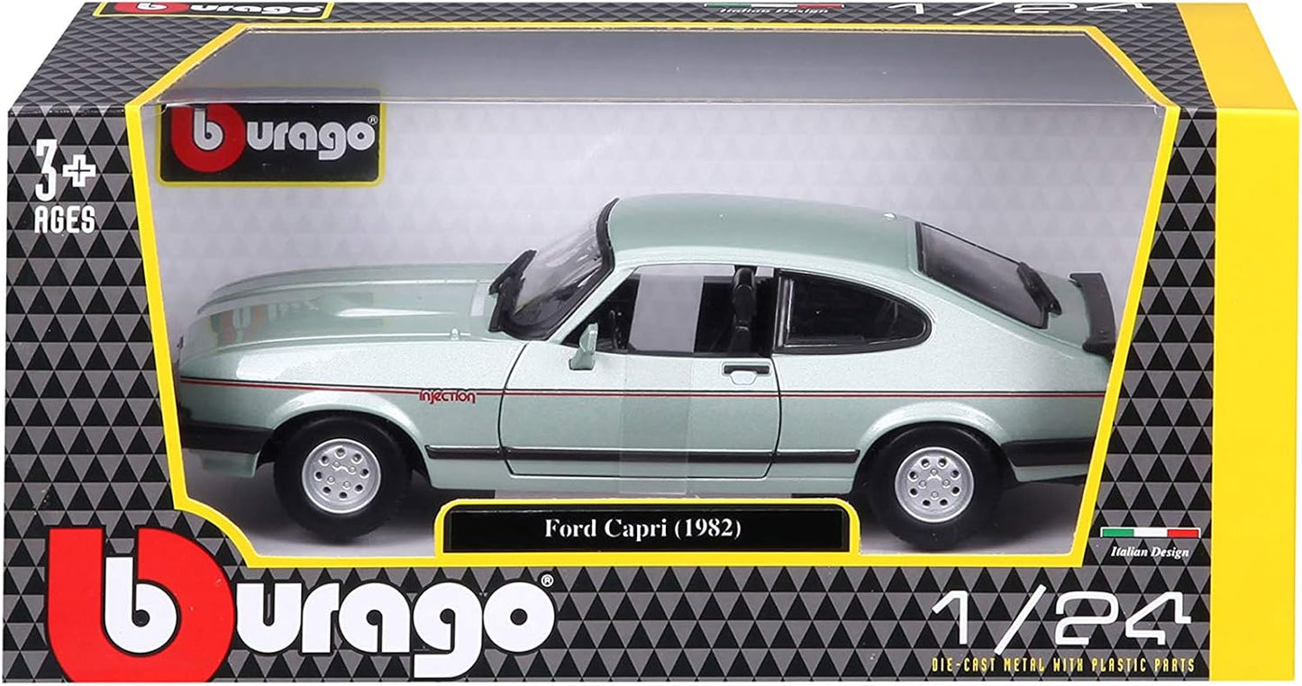 Bburago 1:24 Ford Capri (1982) Diecast Model Car 18-21093