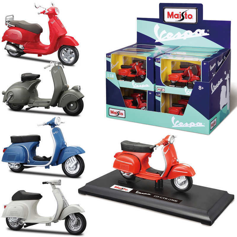 1:18 Vespa Scooter Scale Model