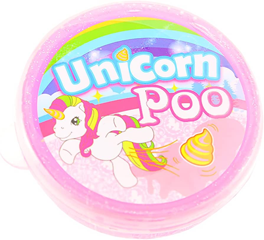 24 Glitter Unicorn Poo Magic Slimes