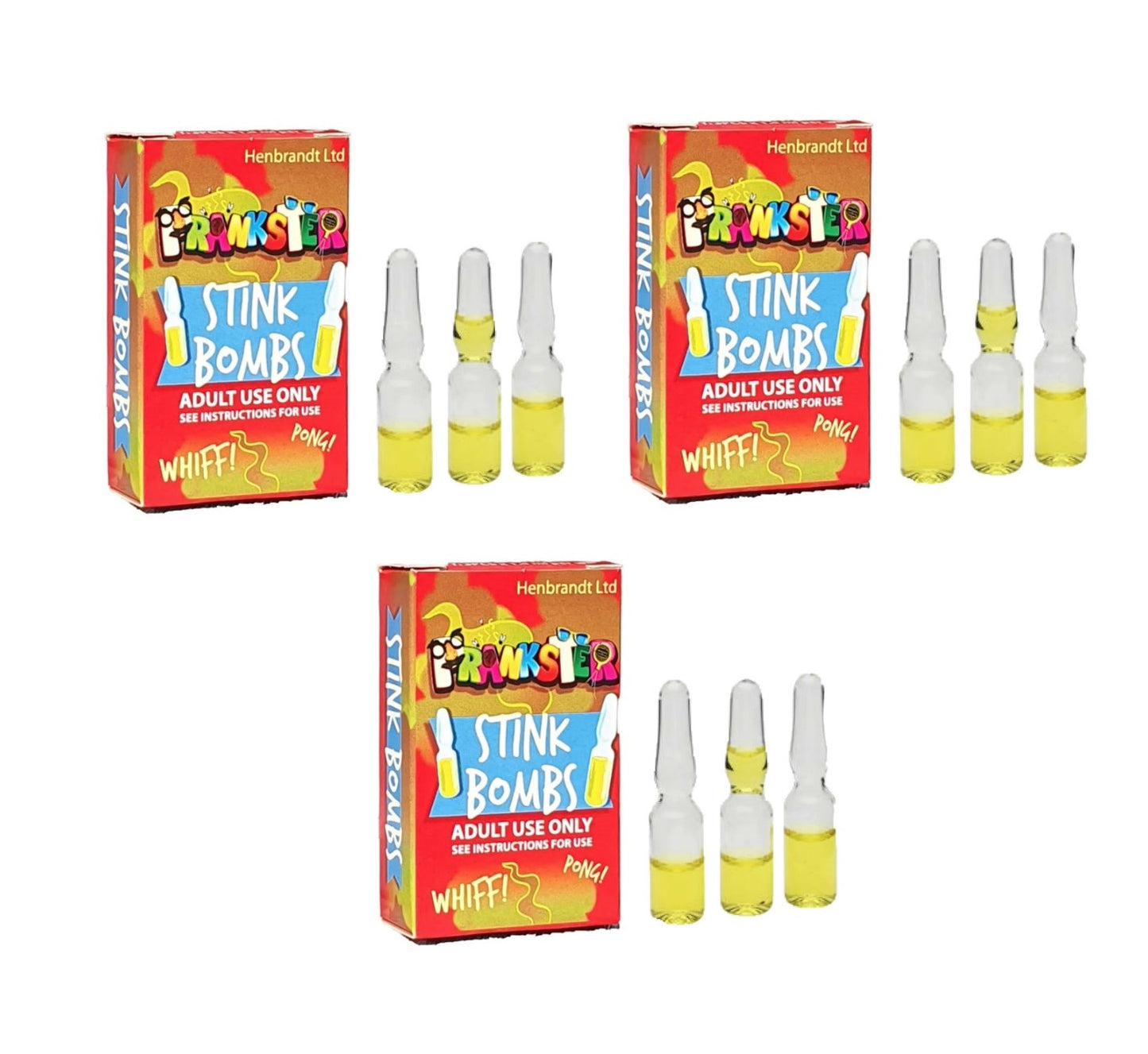 Stink Bombs Pack of 3