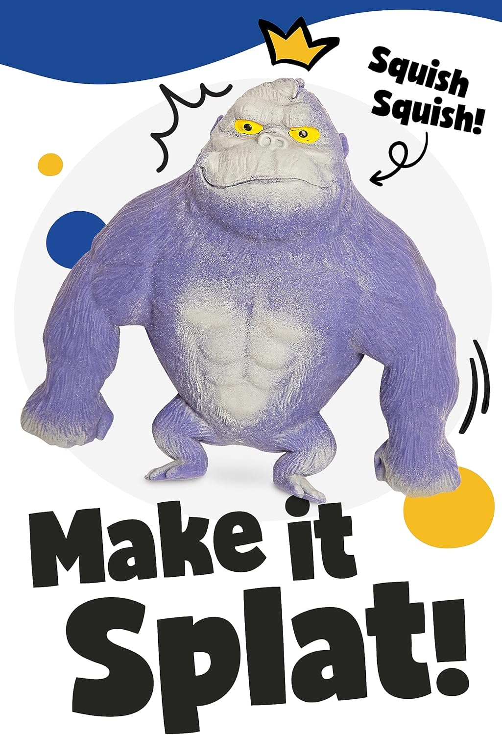 Stretch 'N Smash Gorilla Squishy Fun Toy Stretchy Stress Kids