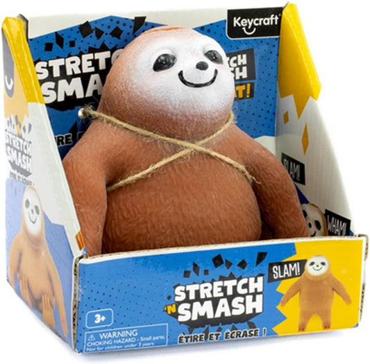 Stretch 'N Smash Sloth Squishy Fun Toy Stretchy Stress Kids