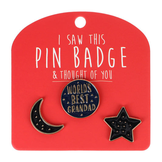 Pin Badge “World’s Best Grandad”