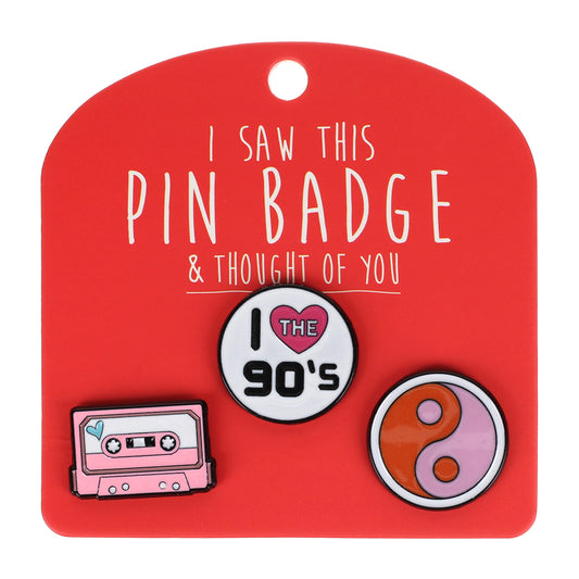 Pin Badge “I Love The 90s”