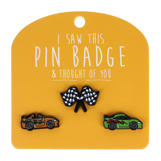Pin Badge “Race Cars”