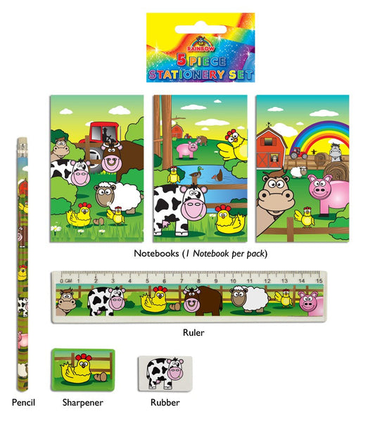 24 Farm Stationery Sets