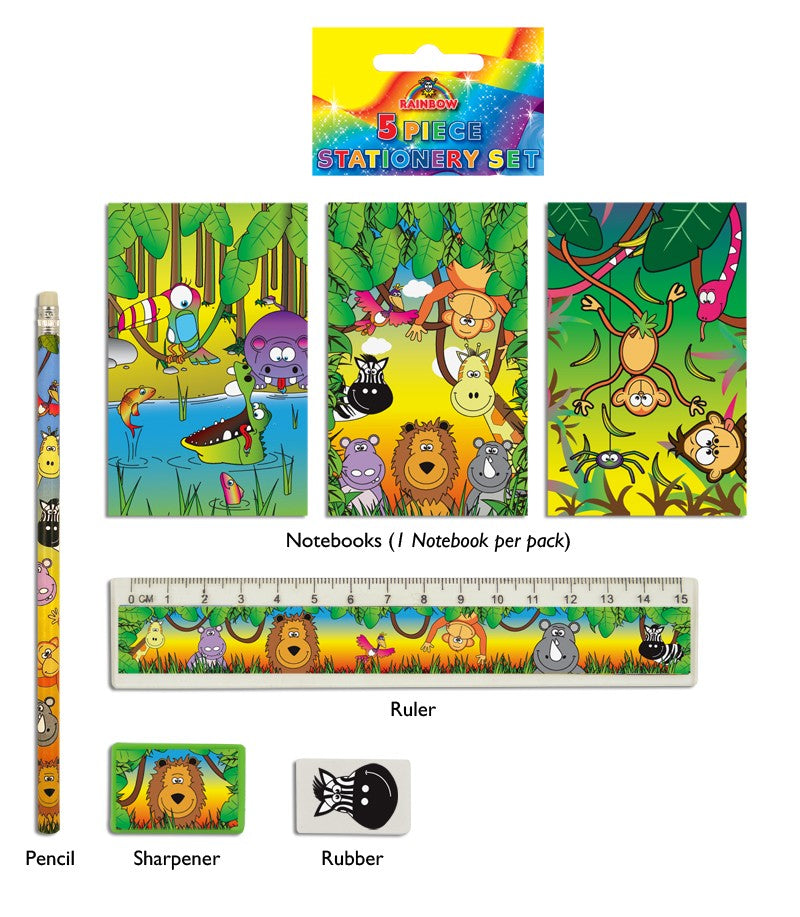 24 Jungle Stationery Sets