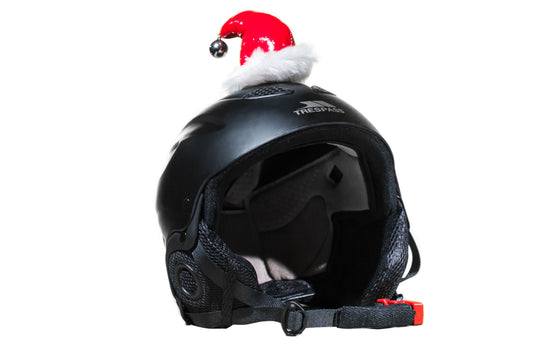 Stick on Santa Hat for Car or Ski Helmet