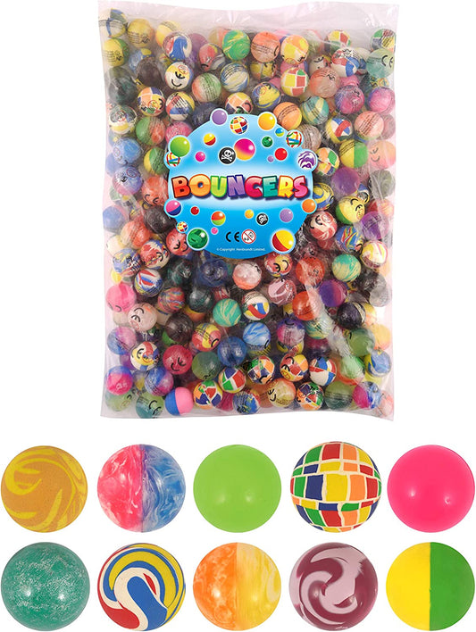 250 Cheap Coloured Bouncy Balls
