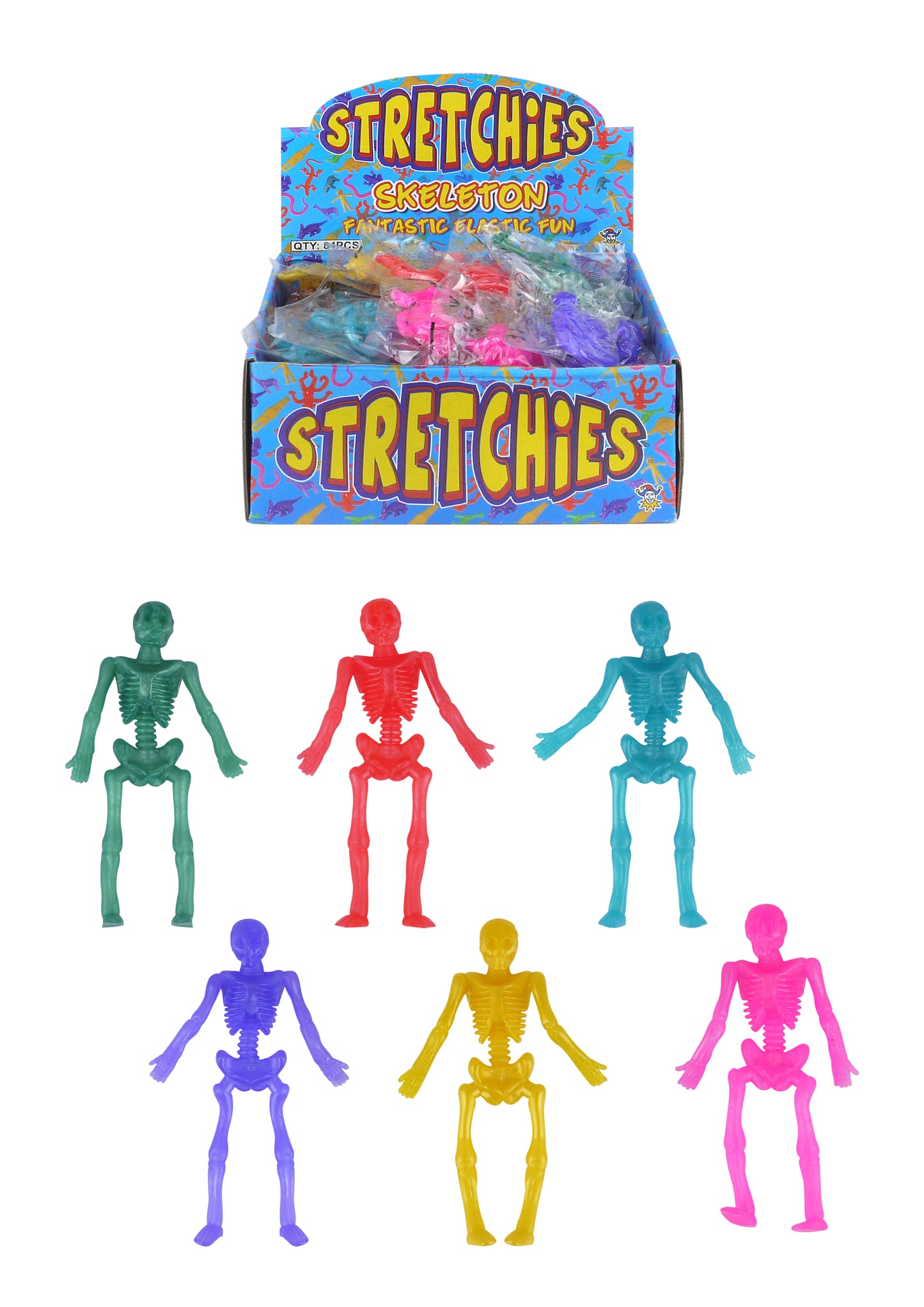 84 Stretchy Skeletons