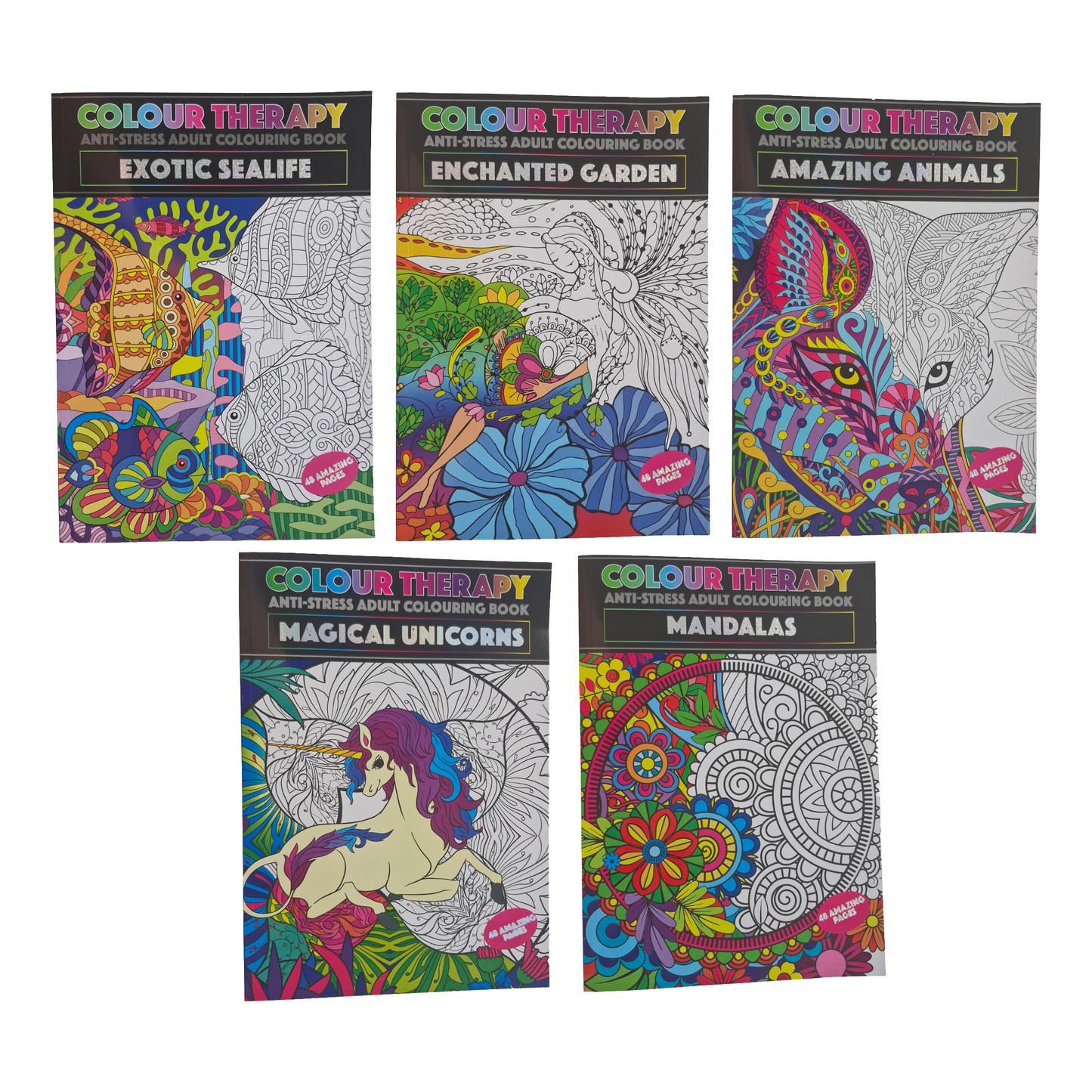 Adult Colour Therapy Book