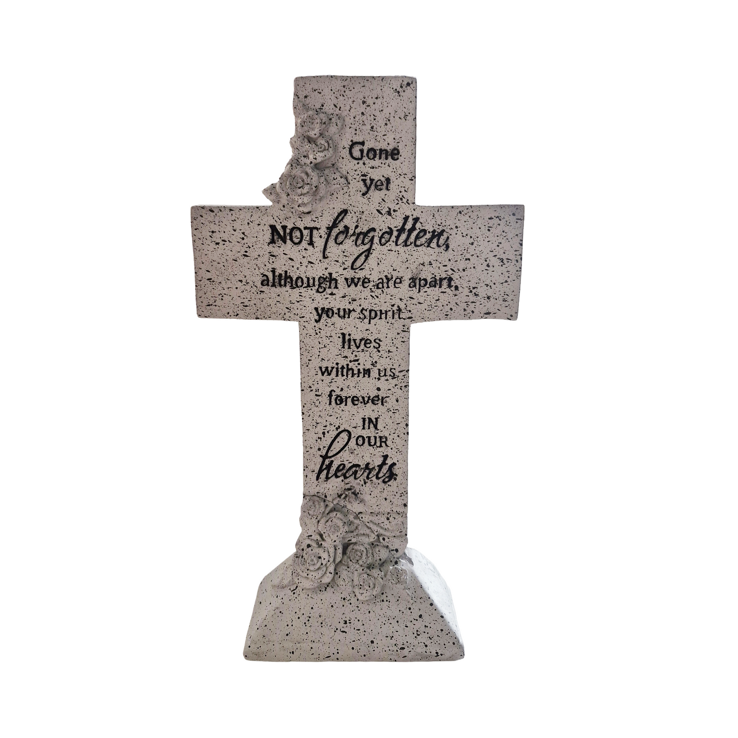 Eternal Memorial Large Cross with Roses