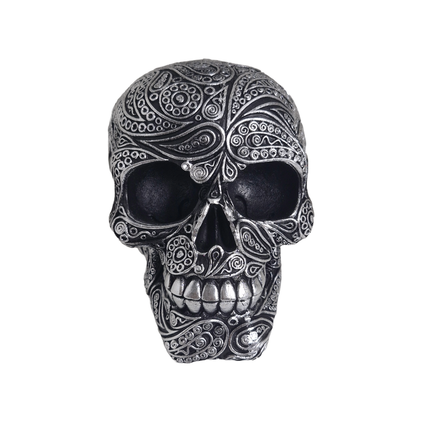 Gunmetal Skull 15cm