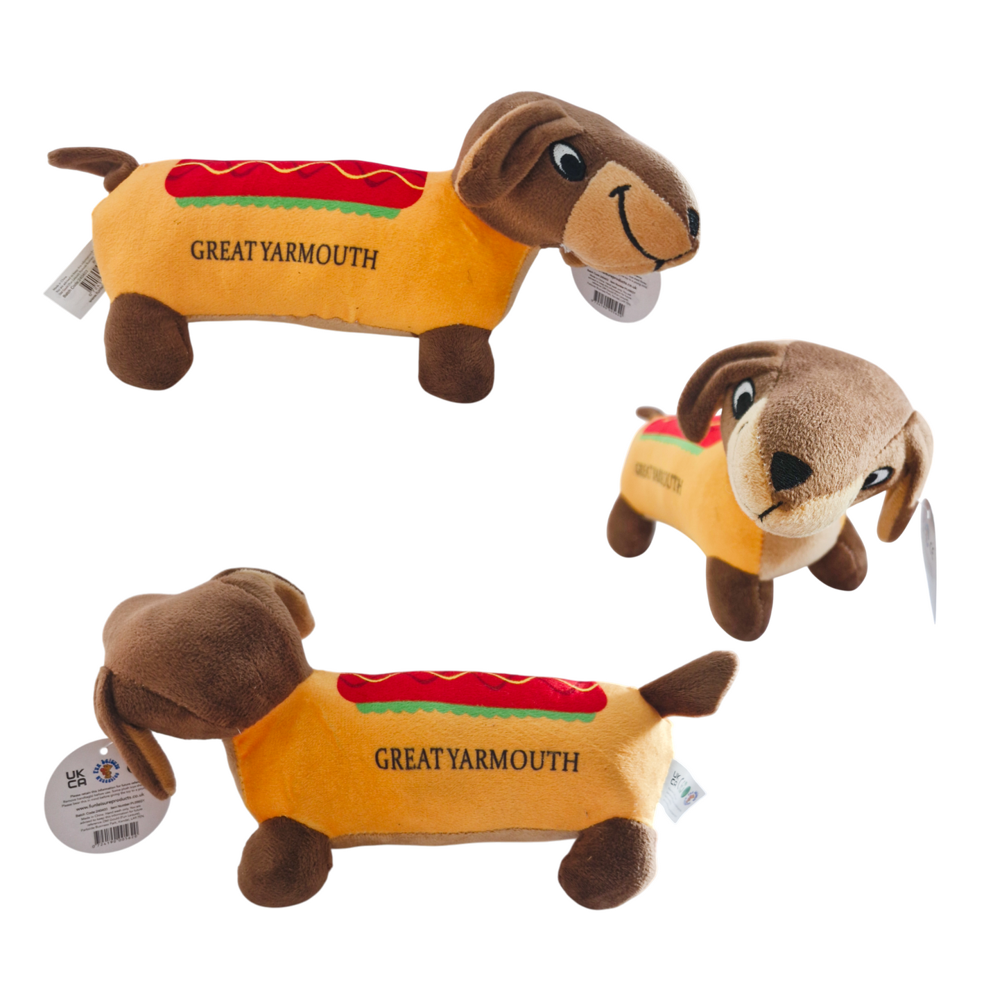 Great Yarmouth Sausage Dog Plush