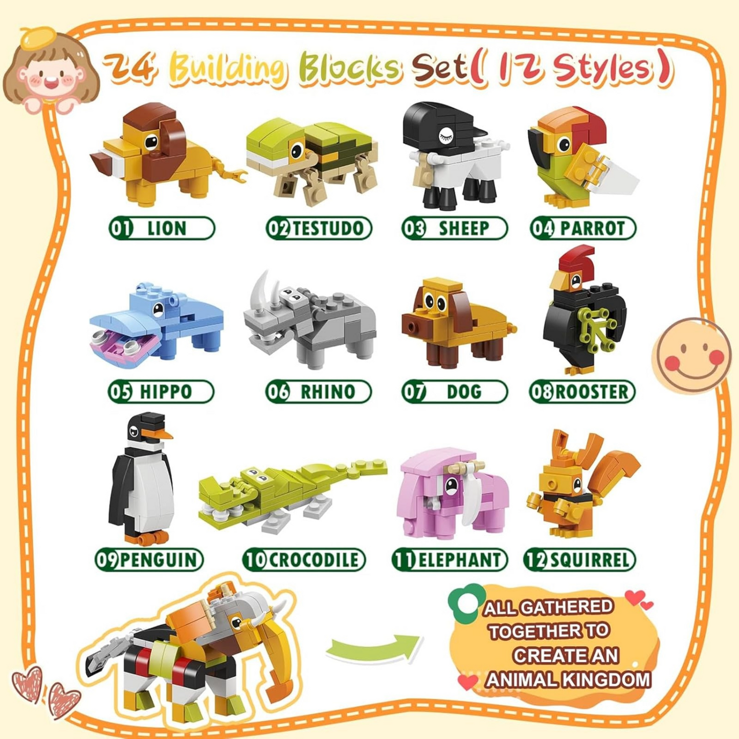 Animal Box Build Blocks