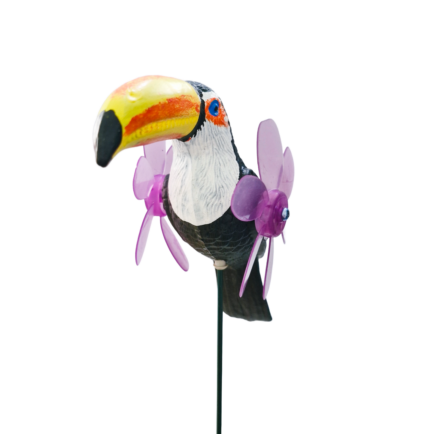 Parrot Windmill Garden Stake