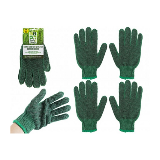Green Comfort Stretch Garden Gloves