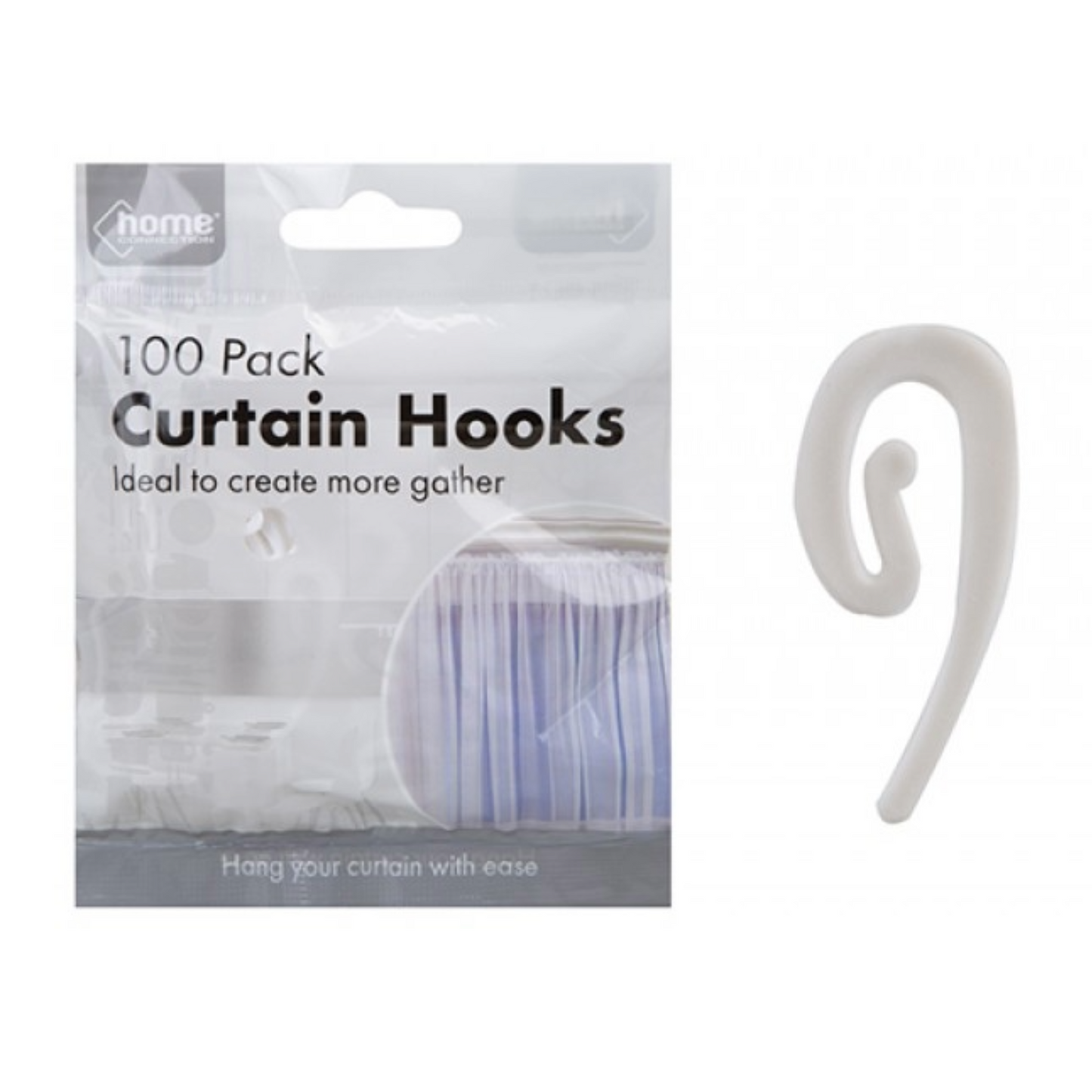 Curtain Hooks 100pk