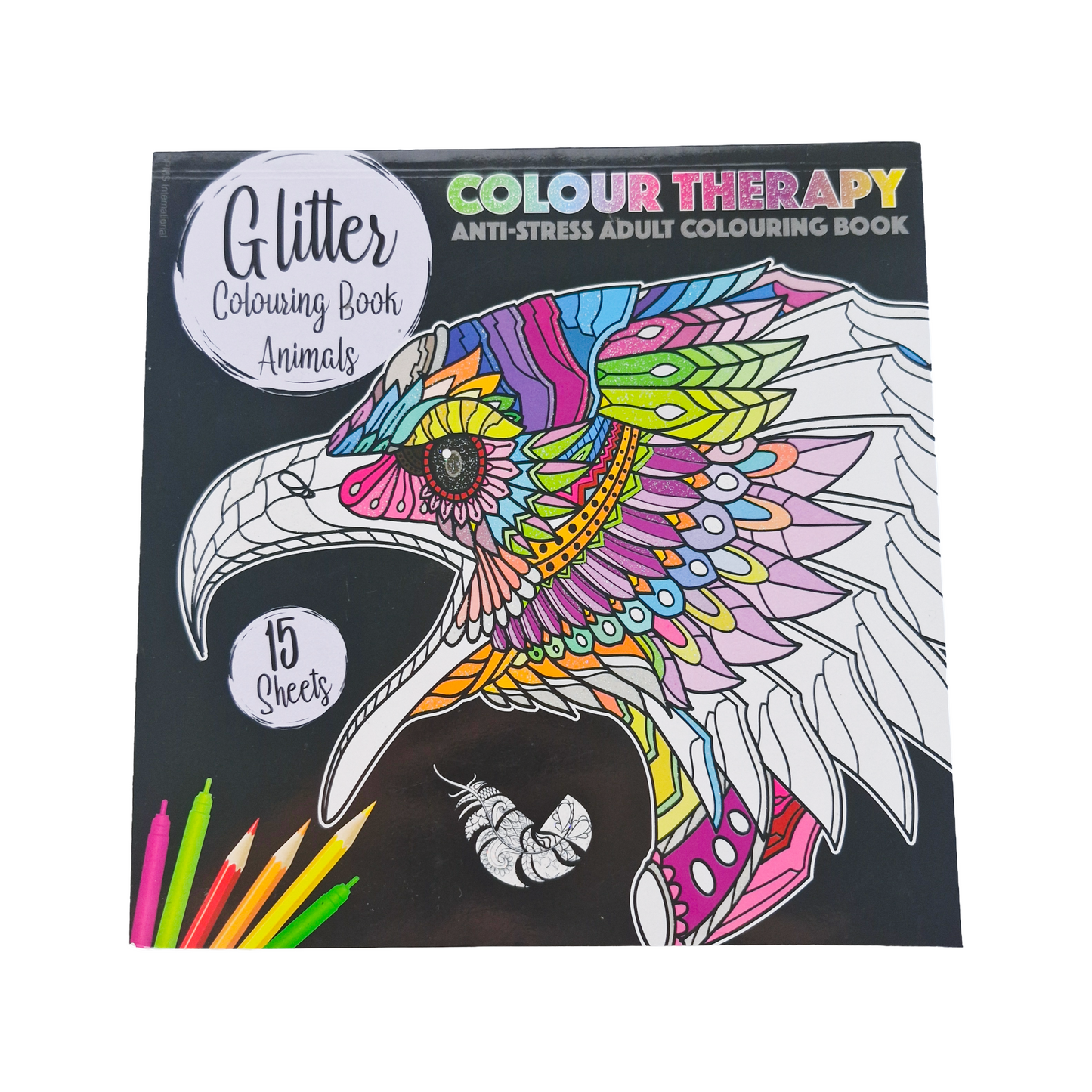 Adult Glitter Colour Therapy Book