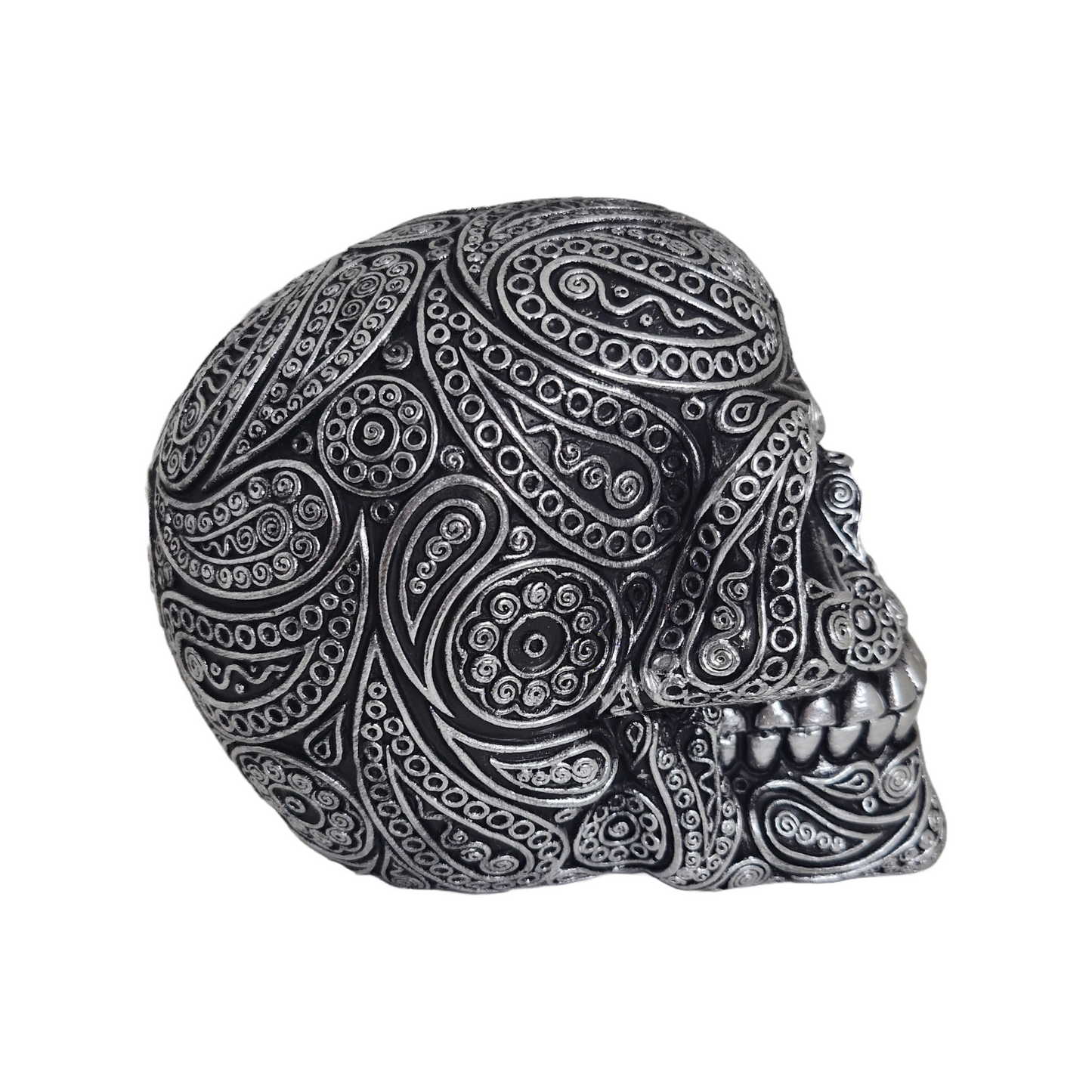 Gunmetal Skull 15cm