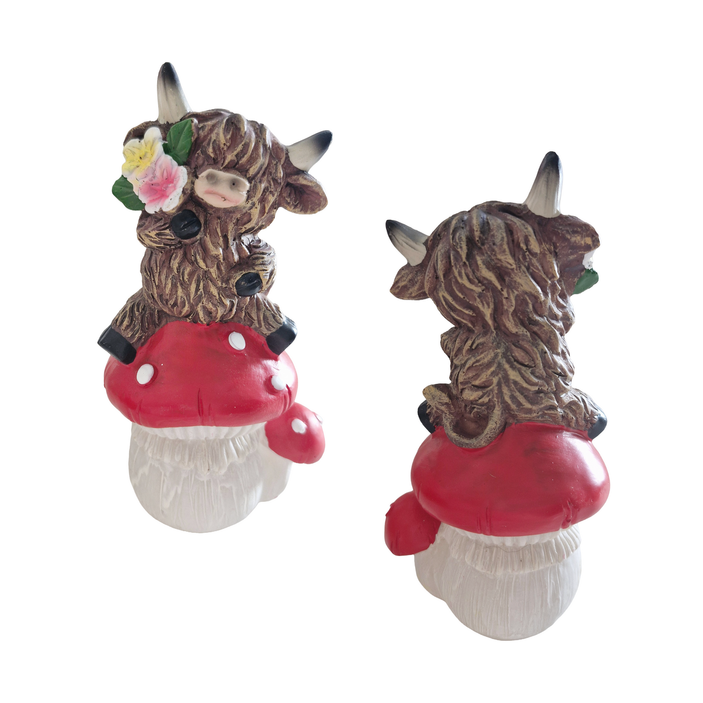 Highland Cow on Toadstool