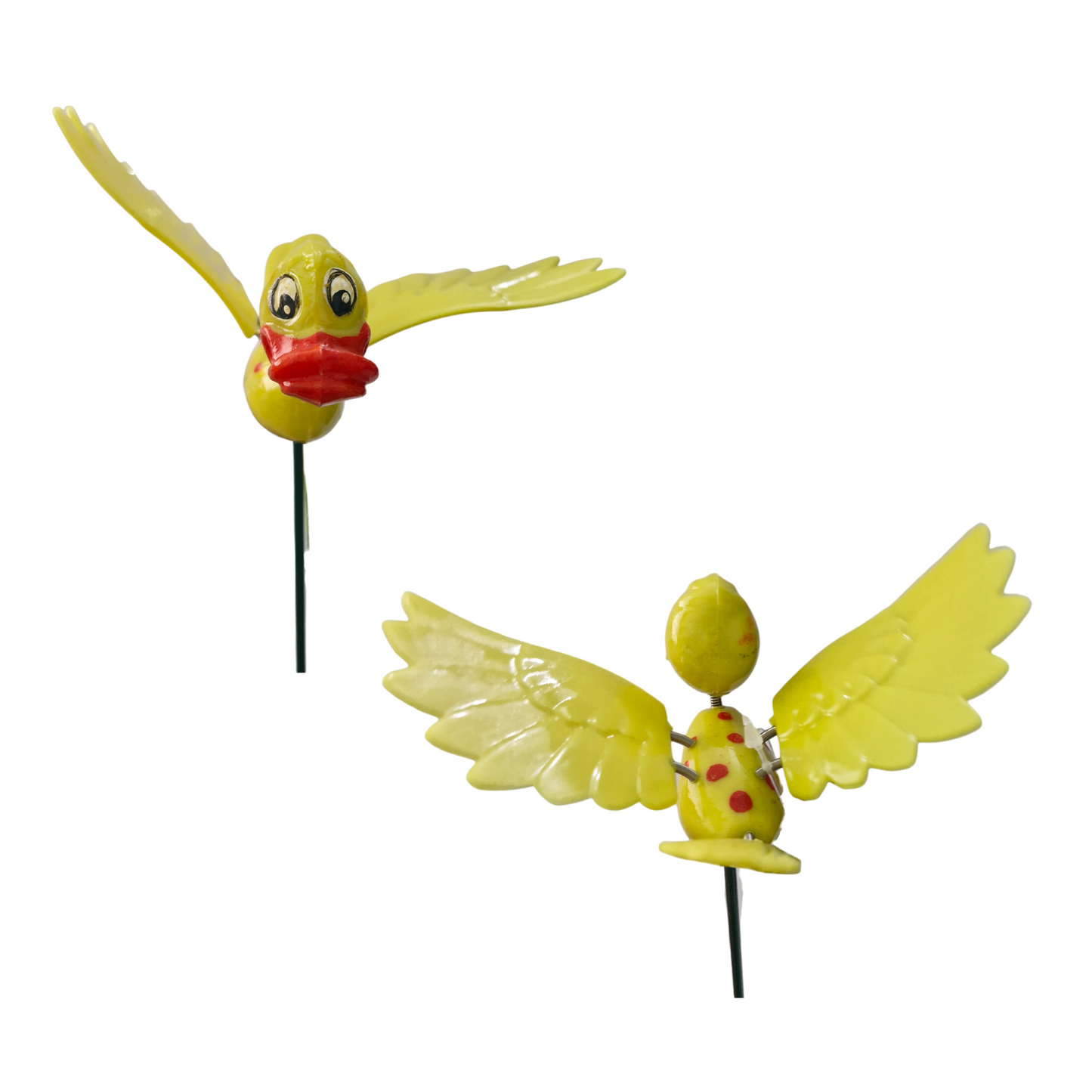 Happy Flying Ducks Garden Stake