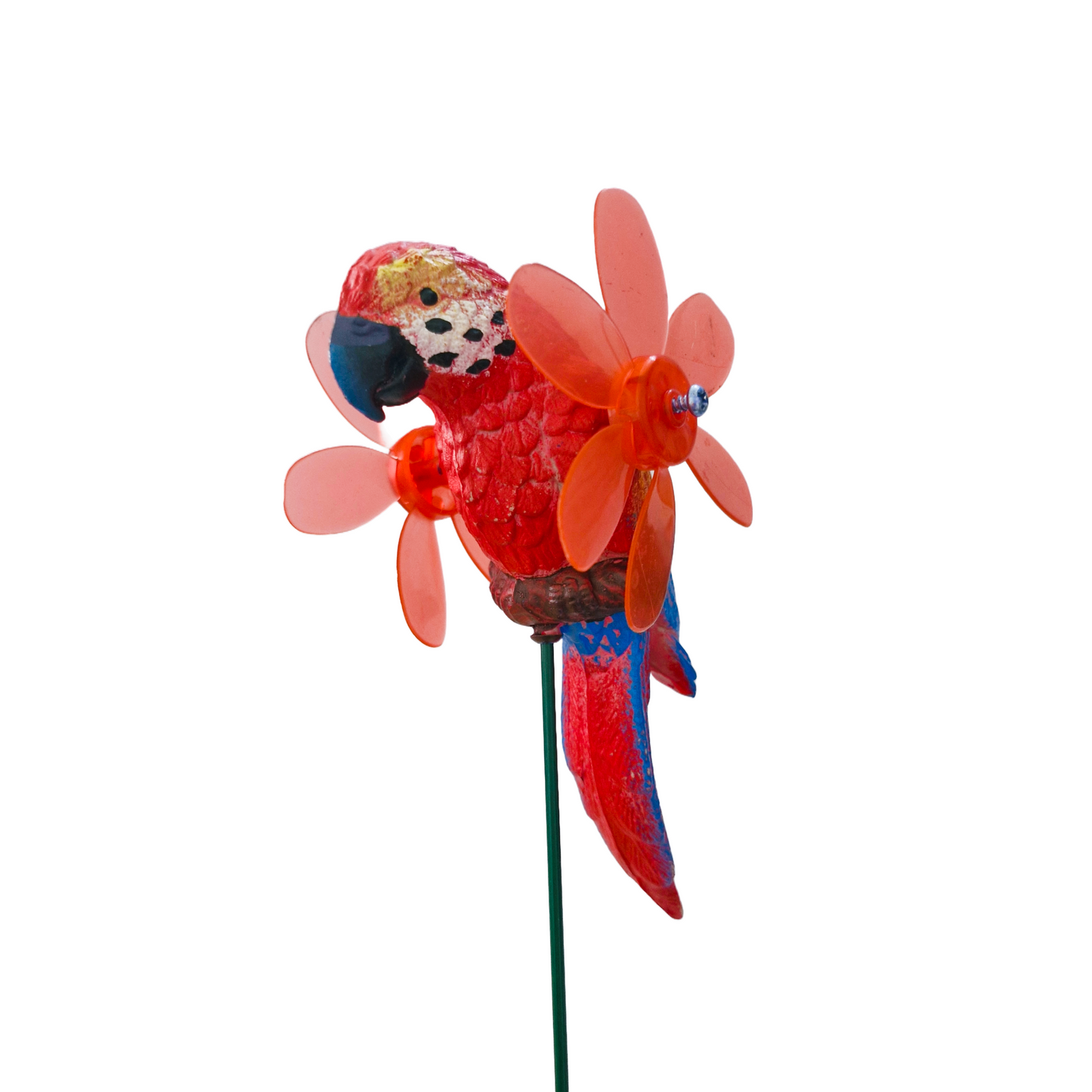 Parrot Windmill Garden Stake