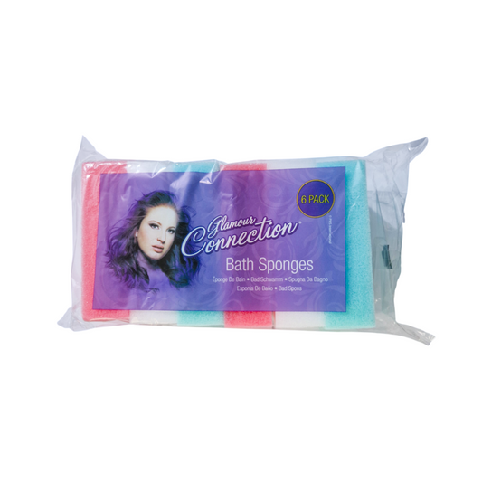 Bath Sponges 6pk