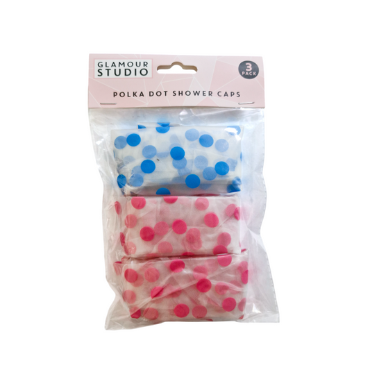 Polka Dot Shower Caps