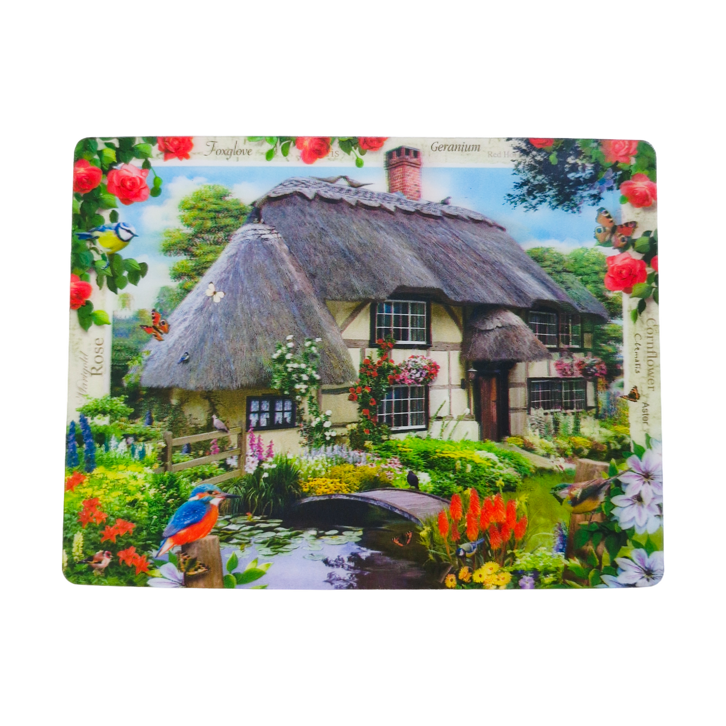 3D Lenticular River Cottage Postcard