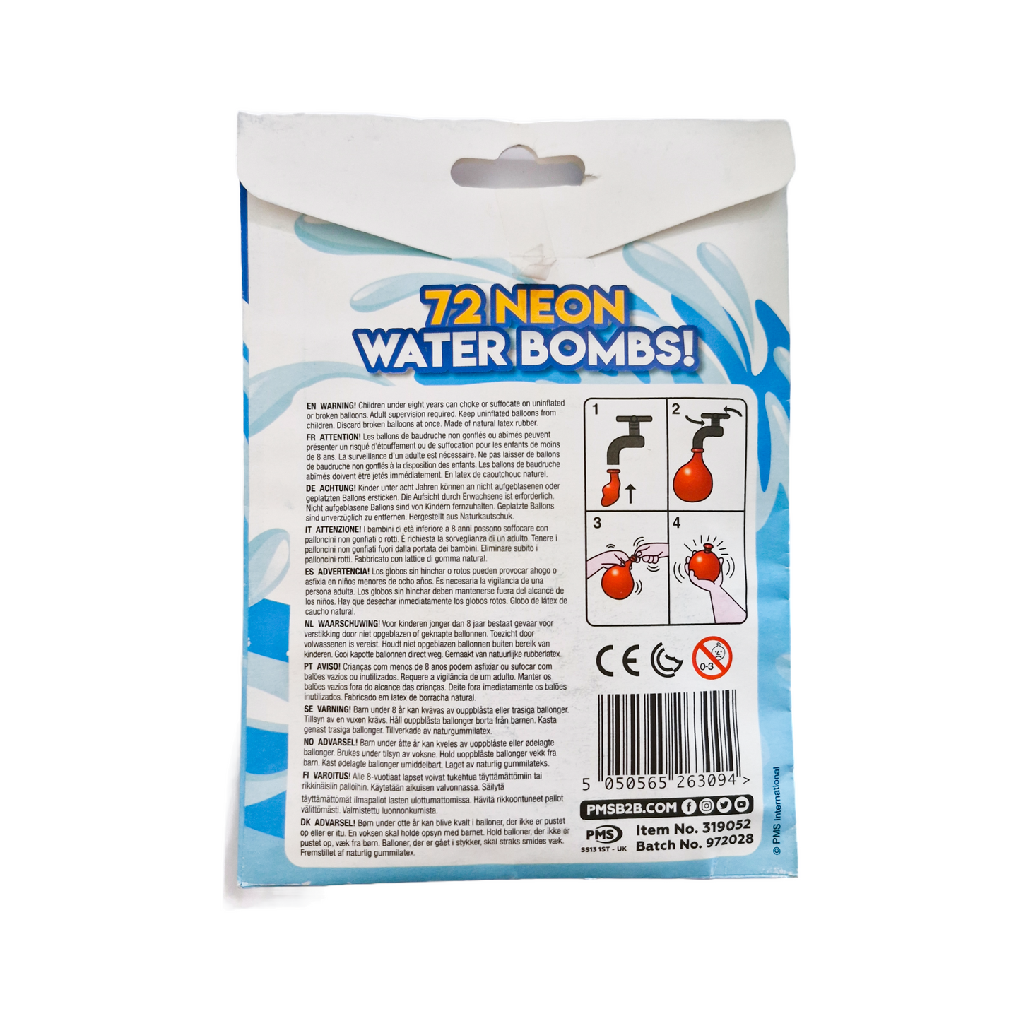 72 Neon Water Bombs