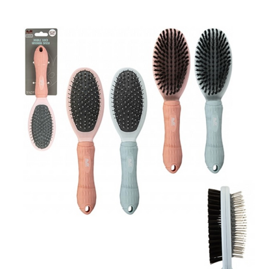 Soft Grip Double Pet Brush