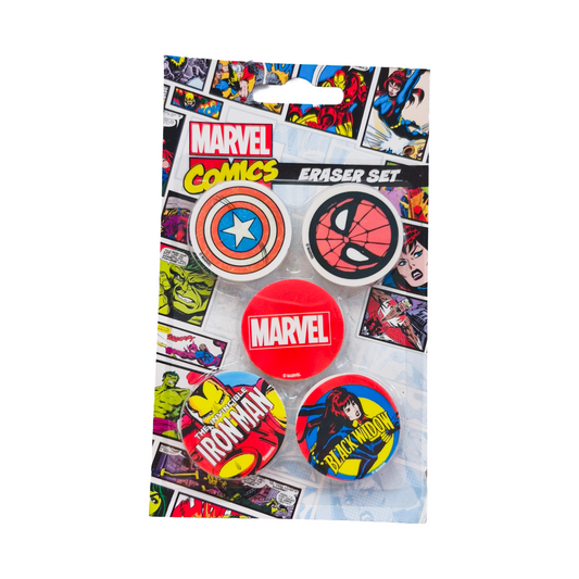 Superhero Eraser Set