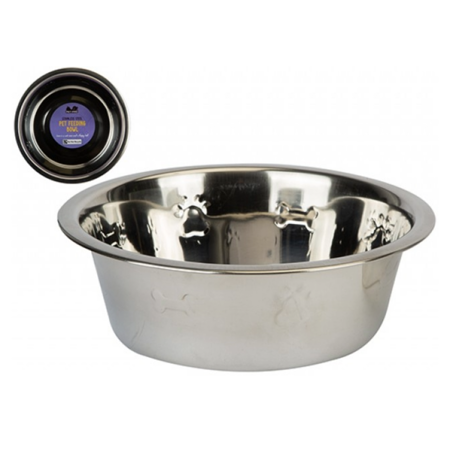 Stainless Steel Pet Bowl 21.5cm