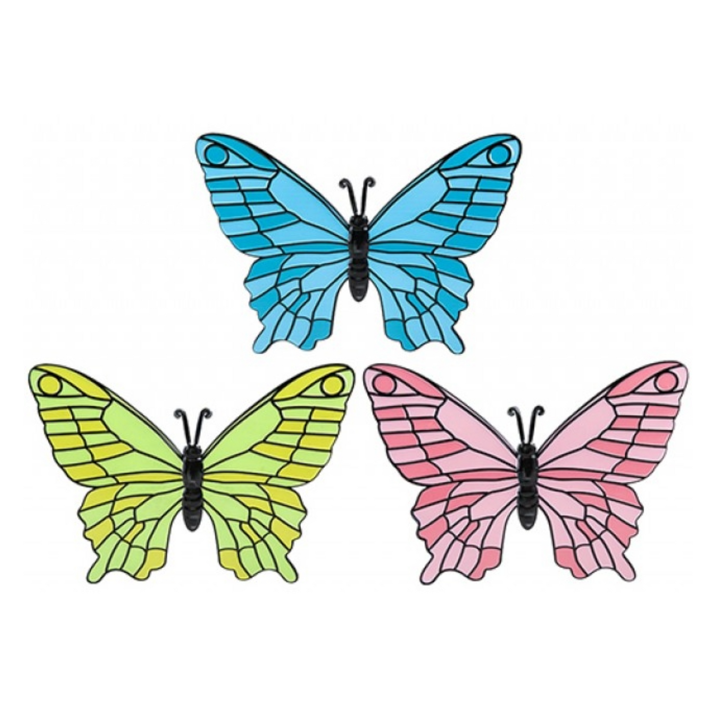 Metal Stained Glass Effect Butterfly
