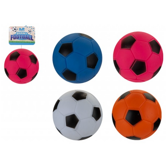 Squeaky Football Dog Toy