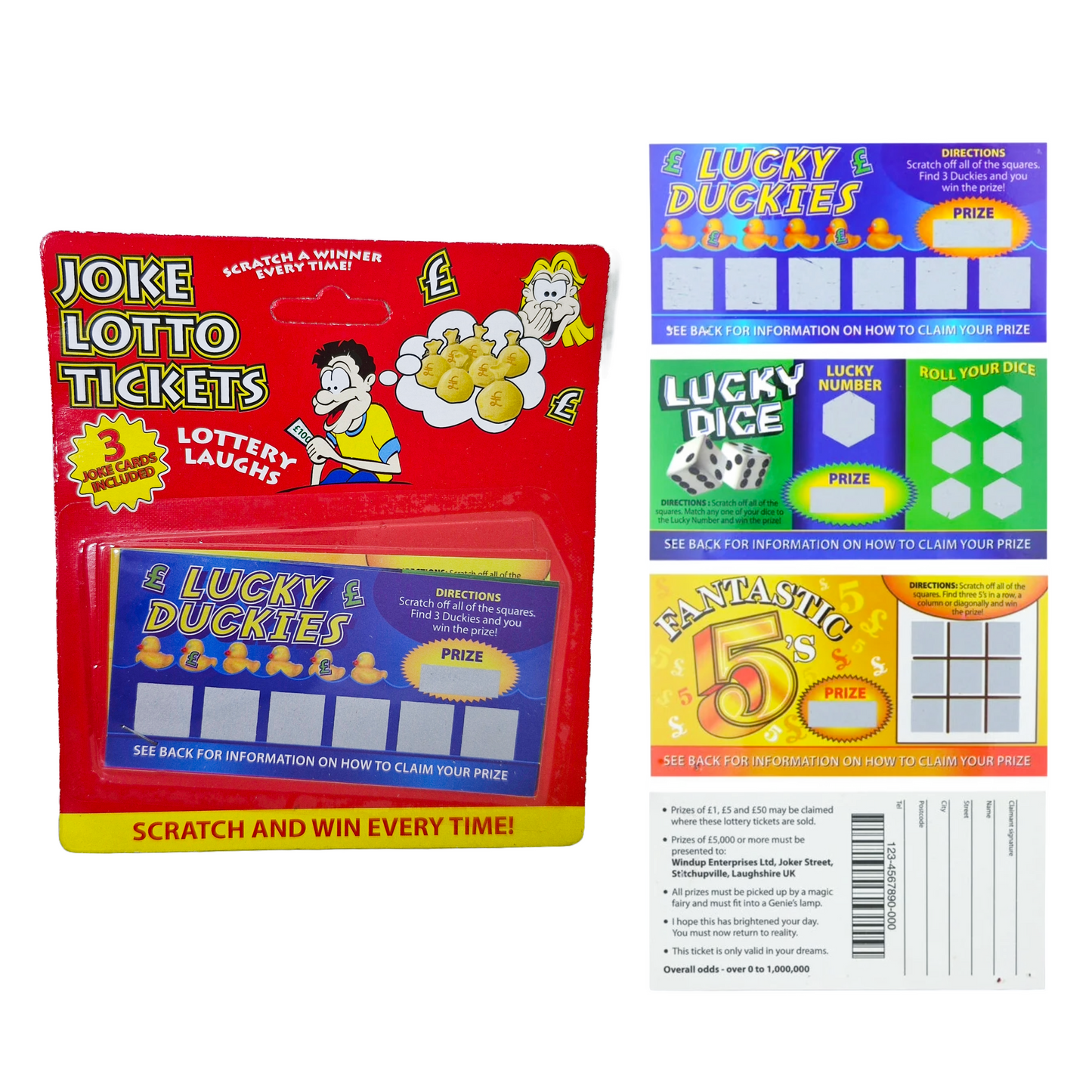 Joke Lotto Tickets